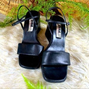 Y2k Chunky Black Heels